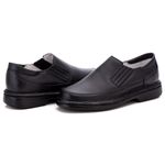 Sapato Comfort Masculino em Couro Preto Floter