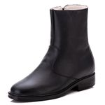 Bota Masculina Em Couro Preto Floter Comfort