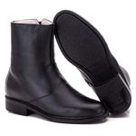 Bota Masculina Em Couro Preto Floter Comfort