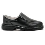 Sapato Comfort Masculino em Couro Preto 