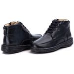 Bota Comfort Masculino em Couro Preto