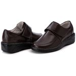 Sapato Feminino Comfort Couro Café 