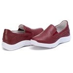 Tênis Feminino Couro Bordo