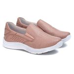 Tênis Feminino Couro Rose