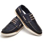 Dockside Comfort Masculino em Couro Azul