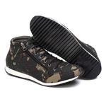 Sapatênis Cano Alto Masculino Camuflado Comfort 