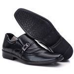 Sapato Social Comfort Masculino em Couro Preto 