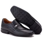 Sapato Social Comfort Masculino em Couro Preto 