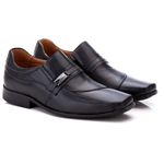 Sapato Social Comfort Masculino em Couro Preto 