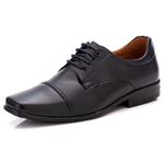 Sapato Social Comfort Masculino em Couro Preto 