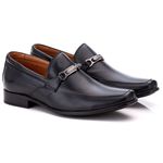 Sapato Social Comfort Masculino em Couro Preto 