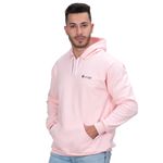 Moletom Capuz Canguru Rosa Masculino 