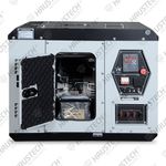 Gerador de Energia Haustech Diesel 15KVA Cabinado Silenciado Trifásico 127/220V 1105F Com ATS