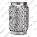 FLEXÍVEL MALHA SIMPLES TRANÇADO REFORÇADO INOX 3,0 POL / 150MM