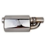 Abafador Escapamento Valvetronic em I Universal Haustech 330mm - 2,5 Pol.