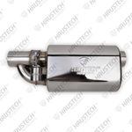 Abafador Escapamento Valvetronic em I Universal Haustech 330mm - 2,5 Pol.