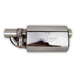 Abafador Escapamento Valvetronic em I Universal Haustech 330mm - 2,5 Pol.