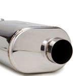 Abafador Escapamento Valvetronic em I Universal Haustech 330mm - 2,5 Pol.