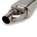 Abafador Escapamento Valvetronic em I Universal Haustech 330mm - 2,5 Pol.