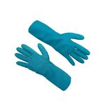 LUVA NITRÍLICA ANTIDERRAPANTE AZUL SUPER GLOVE