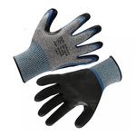 LUVA RESISTENTE À CORTE COM BANHO NITRILICO SS1007N-R