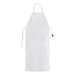 AVENTAL DE PVC FORRADO BRANCO COM FIVELA DE AJUSTE 1,20 X 0,70 M