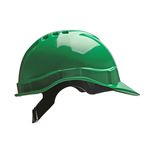 CAPACETE ABA FRONTAL COM CARNEIRA PLÁSTICA SEM JUGULAR VERDE GENESIS LIBUS