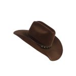 Chapéu Country Boho Premium Aba 10 Aveludado Unissex Bandinha de Couro Com Fivela