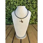 Choker Feminina Detalhe Dourado com Regulagem 