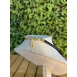 Choker Feminina Detalhe Dourado com Regulagem 