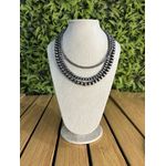 Colar Feminino Country Cor Chumbo com Regulagem