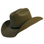 Chapéu Country Montana Ferrugem Aba 10 Aveludado Unissex Bandinha Veludo Com Fivela 