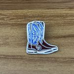 Aplique de Metal Broche para Chapéu Modelo Bota