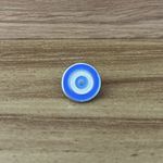 Aplique de Metal Broche para Chapéu Modelo Olho Grego