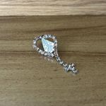 Aplique de Metal Broche para Chapéu Modelo Nossa Senhora Dourado