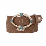 Cinto Caramelo em Camurça Boho 