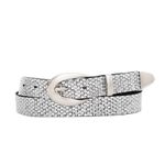 Cinto Fino Country de Strass Prata