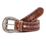 Cinto em Couro Country Premium Unissex Café