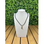 Colar Corrente Feminina Detalhe Dourado com Regulagem 