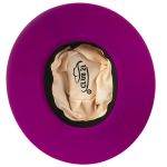 Chapéu Fedora Unissex Pink com Bandinha de Cetim Aba 8