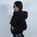 Bobojaco cor Preto com Capuz Feminino - Club 21 Country 