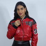 Jaqueta de Couro Feminina Better Vermelho Lançamento - Club 21 Country 