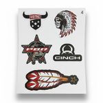 Cartela de Adesivo de Papel Country 5 por Cartela