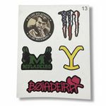 Cartela de Adesivo de Papel Country 5 por Cartela