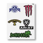 Cartela de Adesivo de Papel Country 5 por Cartela