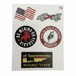 Cartela de Adesivo de Papel Country 5 por Cartela