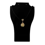 Choker Feminina Detalhe Dourado com Regulagem 