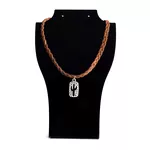 Choker Feminina Detalhe Dourado com Regulagem 