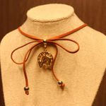 Choker Feminina Cor Caramelo 