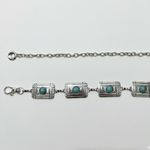 Cinto de Metal com Pedra Turquesa 